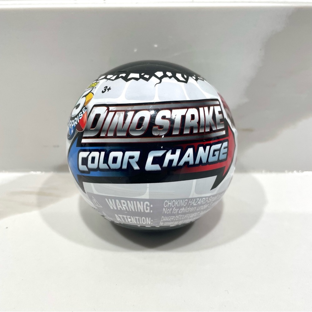 🔵3/$25 NEW Zuru 5 Surprise Dino Strike Colour Change Mystery Capsule